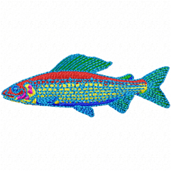 Fishes Embroidery Design 7 Fishes Embroidery Design 7